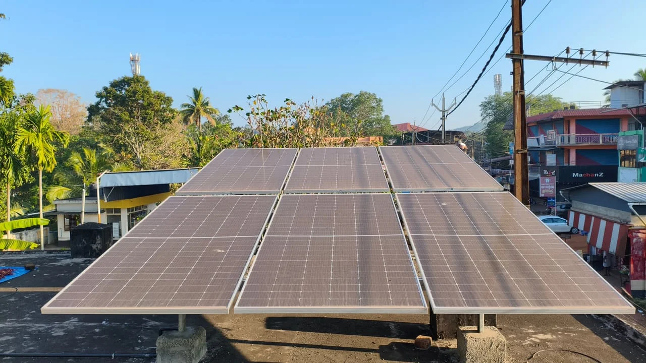 Rooftop solar panel system installed on home under CM Punjab Solar Panel Scheme