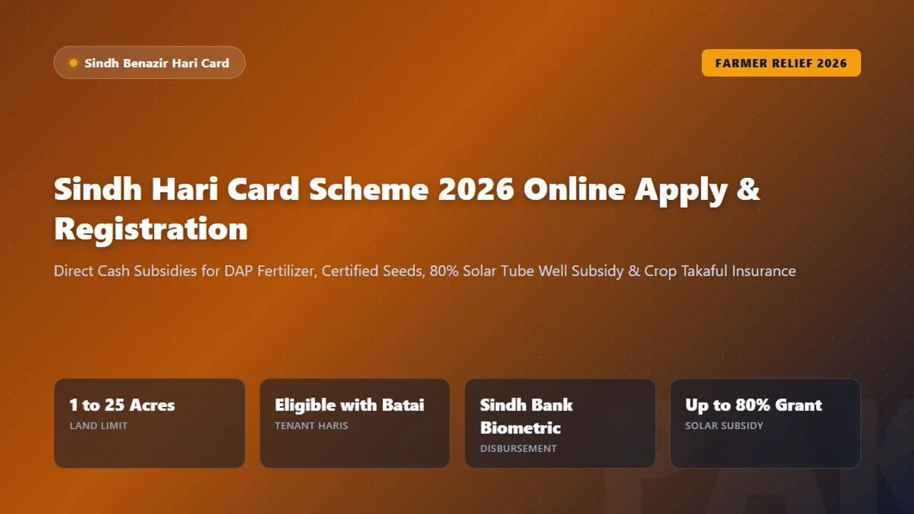 Sindhi farmer holding Hari Card in agricultural field for farmer subsidies